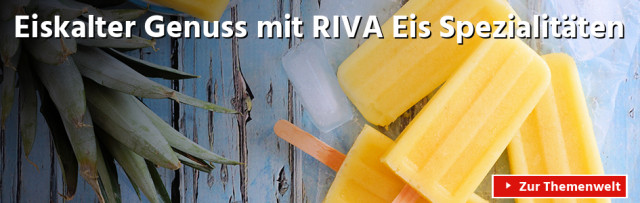 Eiskalter Genuss mit RIVA Eis Spezialitäten