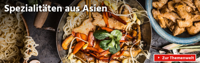 Spezialitäten aus Asien