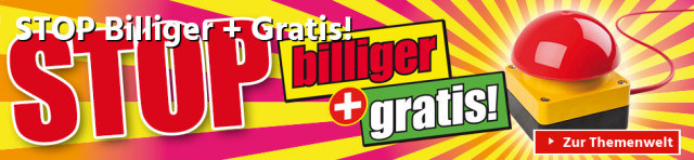 STOP Billiger + Gratis!