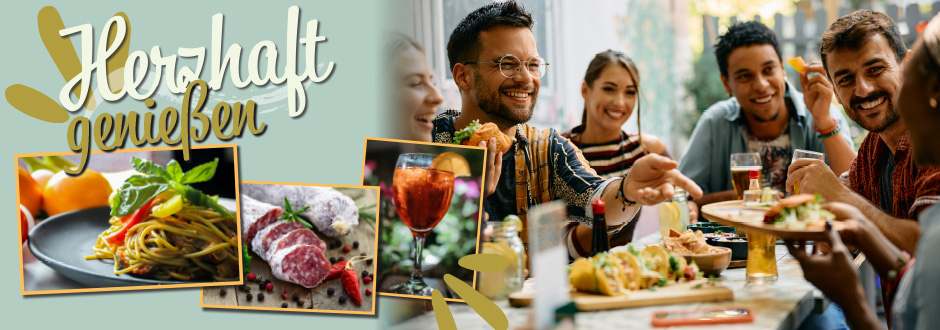 Banner zum Sortimentsthema »Herzhaft genießen«
