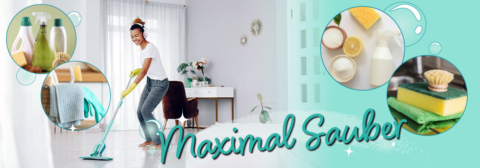 Banner zum Sortimentsthema »Maximal sauber«