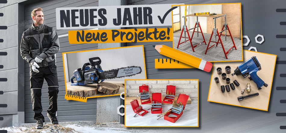 Neues Jahr - Neue Projekte! Zum Thema mit den DIY-Angeboten