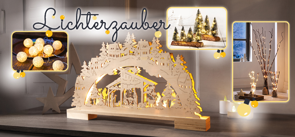 Lichterzauber! Zum Thema mit den Weihnachts-Lichtern-Angeboten