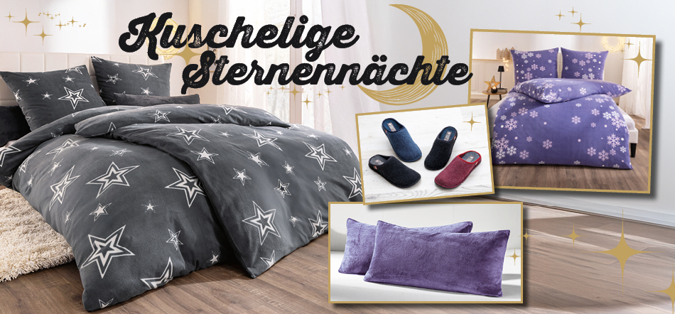 Kuschelige Sternennächte! Zum Thema mit den Schlafzimmer-Angeboten