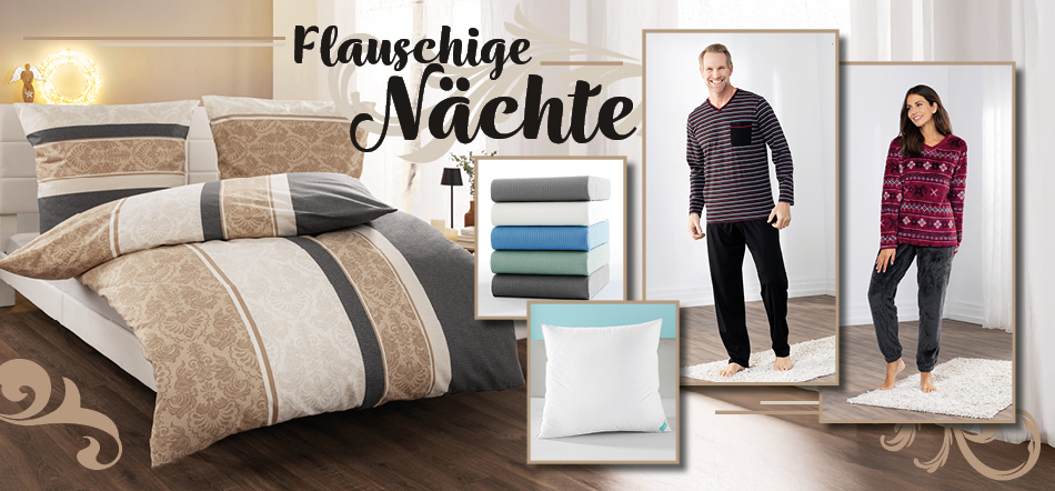 Flauschige Nächte! Zum Thema mit den Schlafzimmer-Angeboten