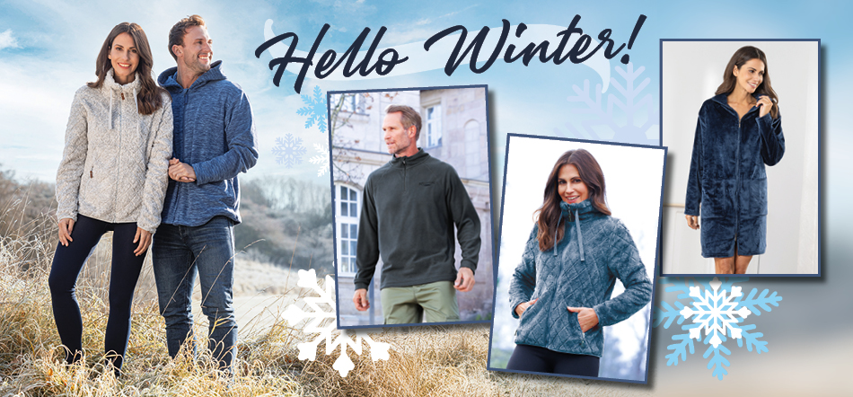 Hello Winter! Zum Thema mit den Modeartikel-Angeboten