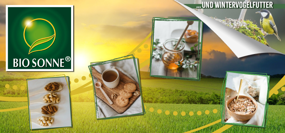 Bio Sonne & Wintervogelfutter. Zum Thema mit den Angeboten