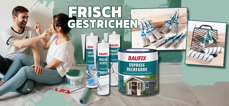 Frisch Gestrichen. Zum Thema Farben- und Lacke-Angebote