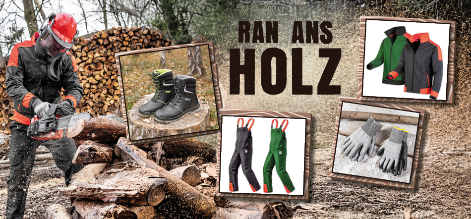 Ran ans Holz. Zum Thema mit den Garten-Angeboten