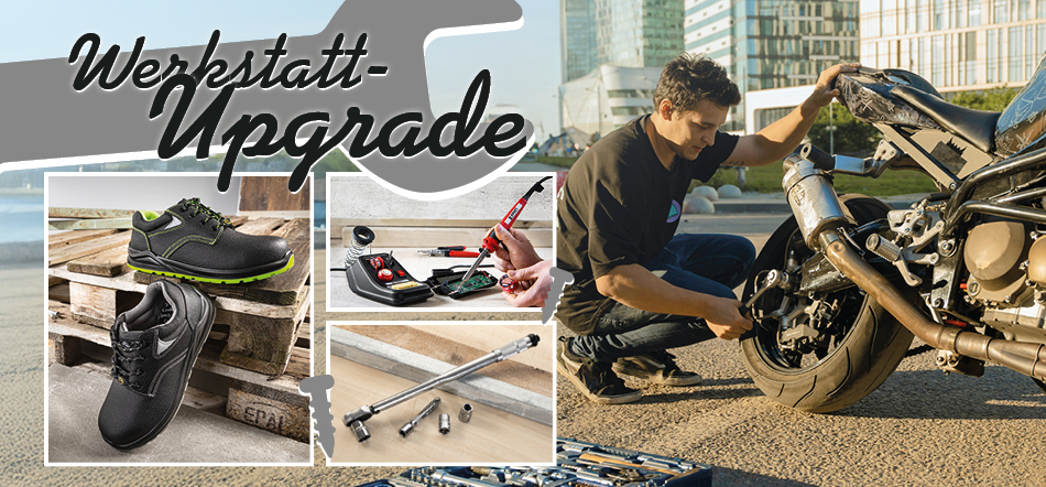 Werkstatt-Upgrade. Zum Thema mit den Werkstattartikel-Angeboten