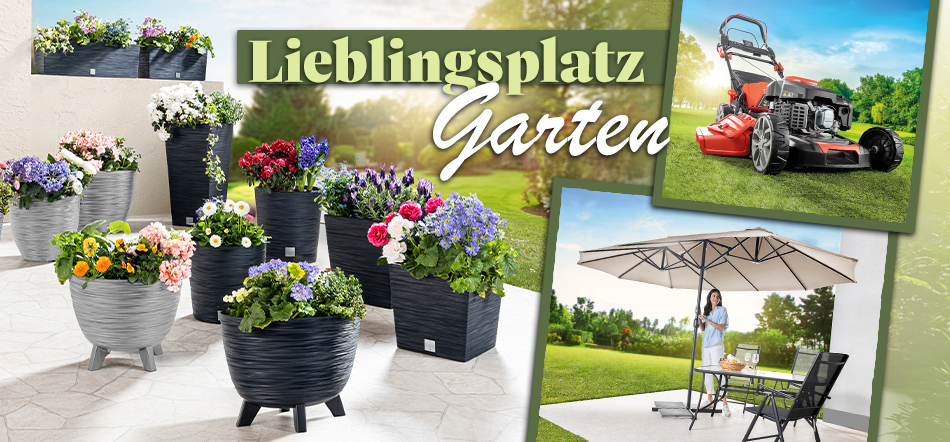 Lieblingsplatz Garten. Zum Thema mit den Garten-Angeboten