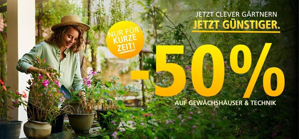 Smart gärtnern zum halben Preis!
