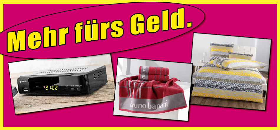 Mehr fürs Geld. Zum Thema Spezialangebote