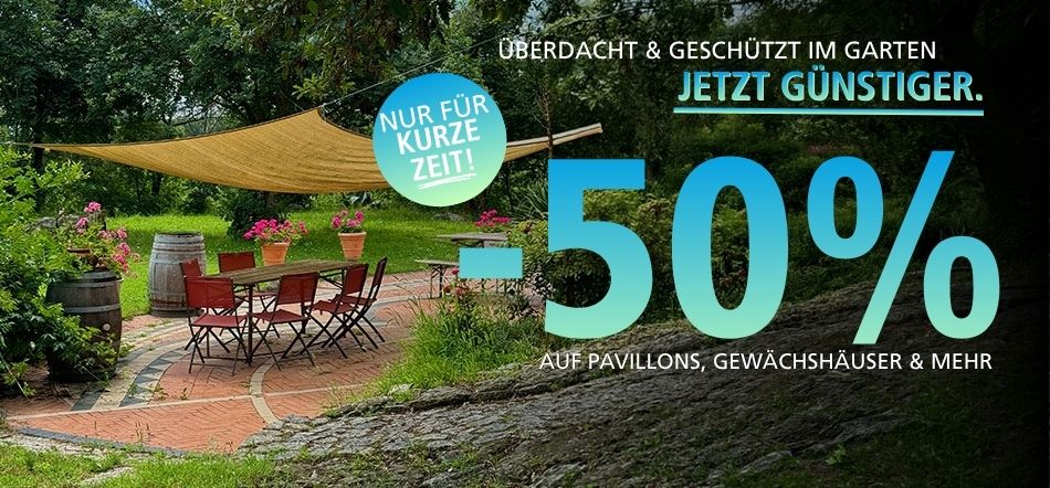 Überdacht & geschützt – jetzt stark reduziert!