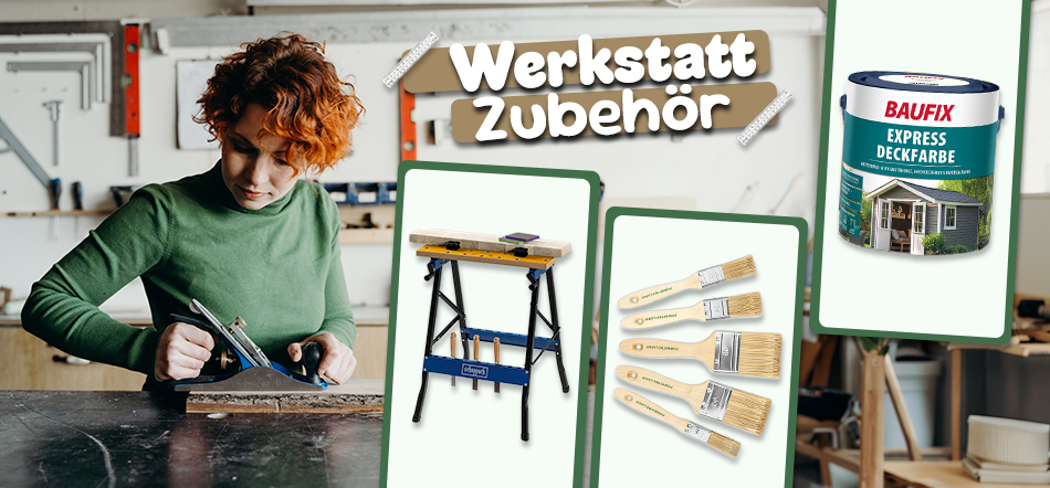 Werkstatt-Zubehör. Zum Thema mit den Werkstattartikel-Angeboten