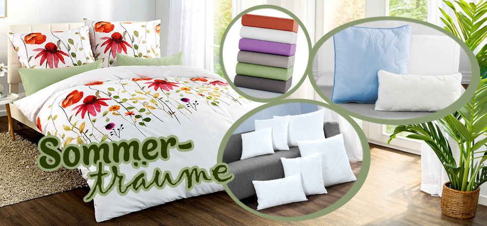 Sommerträume. Zum Thema mit den Schlafzimmer-Angeboten