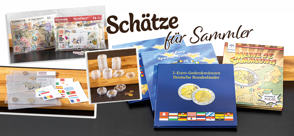 Schätze für Sammler. Zum Thema mit den Hobby-Angeboten