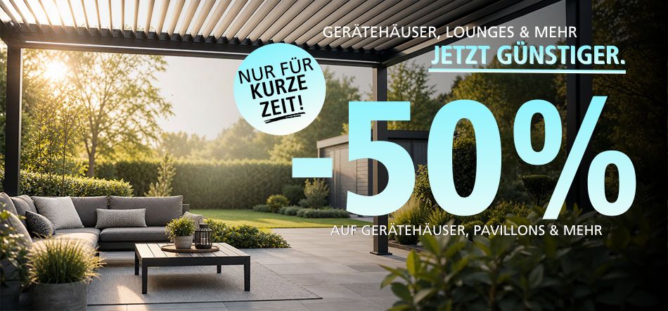 , Pavillon & Lounge-Sets bereits reduziert bei NORMA24.