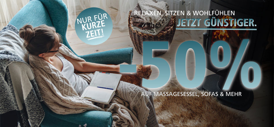 Wohnkomfort zum Bestpreis – jetzt -50%!