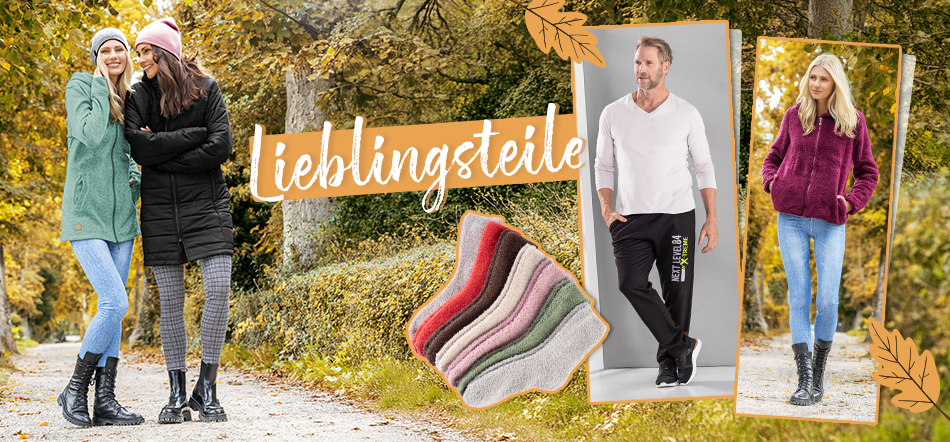 Lieblingsteile. Zum Thema mit den Modeartikel-Angeboten
