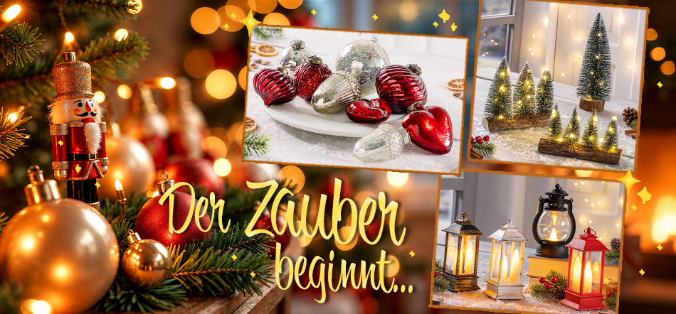 Der Zauber beginnt... Zum Thema mit den Weihnachts-Lichtern-Angeboten