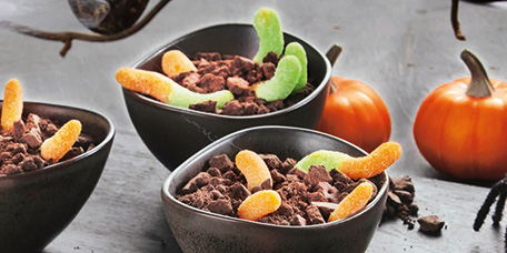 Grusel-Schoko-Dessert