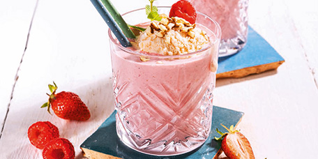 Erdbeer-Himbeer-Shake