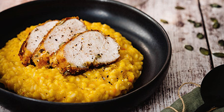 Kürbisrisotto