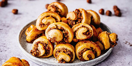 Haselnuss-Rugelach