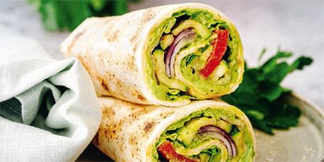 Grillgemuese Wraps