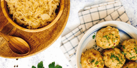 Speck-Knödel & Sauerkraut