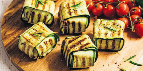 Zucchhini-Camembert-Päckchen