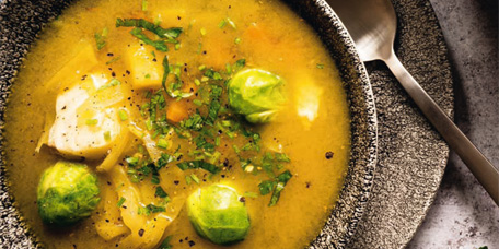 Curry-Kohl-Eintopf