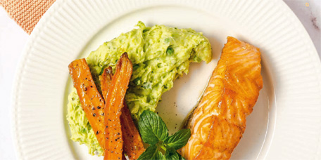 Glasierter Lachs
