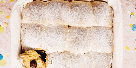 Ofenberliner mit Nuss Nougat Creme
