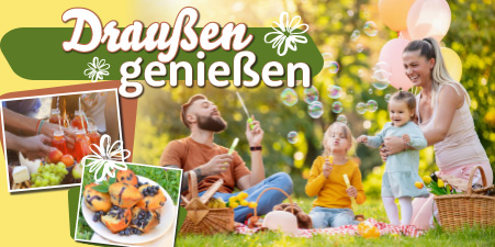 Sortimentsthema »Draußen genießen«