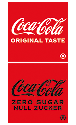 Marke »Coca Cola Original Taste / Zero«