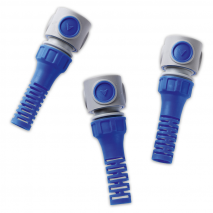 Schnellkupplung mit Knickschutz 3er-Set Bluepoint