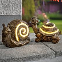 LED-Solar-Licht Schnecke / Schildkröte
