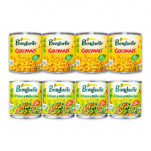 Kidney Bohnen / Erbsen & Möhrchen / Goldmais