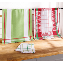 XXL-Pack Jacquard-Geschirrtuch 4er-Set
