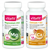 Magnesium 250 / Calcium + D3 Tabletten