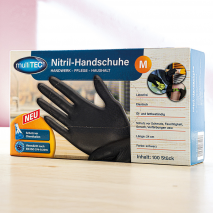 Puderfreie Nitril-Handschuhe 100er