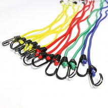 Farbiges Spanngurte-Set mit Doppelspiralhaken 12tlg.