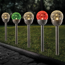 LED-Solar-Leuchten 5er-Set