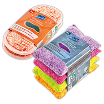 Bunte Microfaser Spezialschwämme