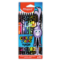 Buntstifte COLOR'PEPS Black Monster 12er-Set