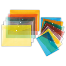 Dokumententasche mit Druckknopf 12er-Set