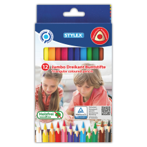 Jumbo Dreikant Buntstifte 12er-Set