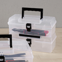 Transparente Sortierbox